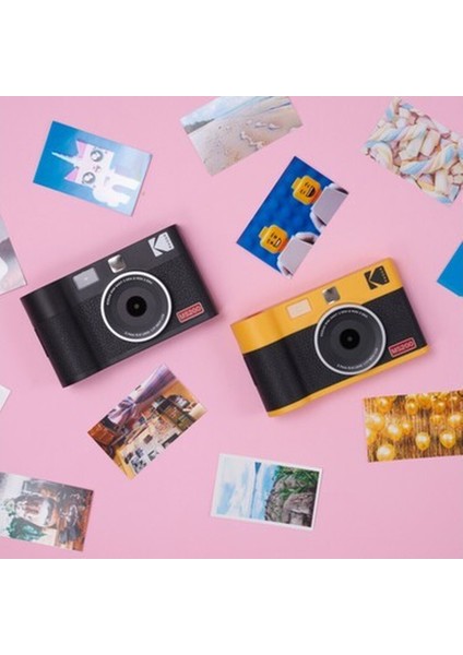 Mini Shot 2 Era - Siyah Filmli Fotoğraf Makinesi / 8 Baskılık Tanışma Seti fiyatları