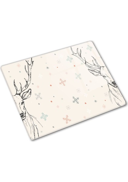 Cam Kesme Tahtası - Cam Kesme Tablası | Krem Geyikli | 29CM x 34CM fırsatları