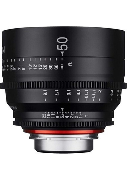 Xeen 50MM T1.5 Cine Lens, Pl Uyumlu