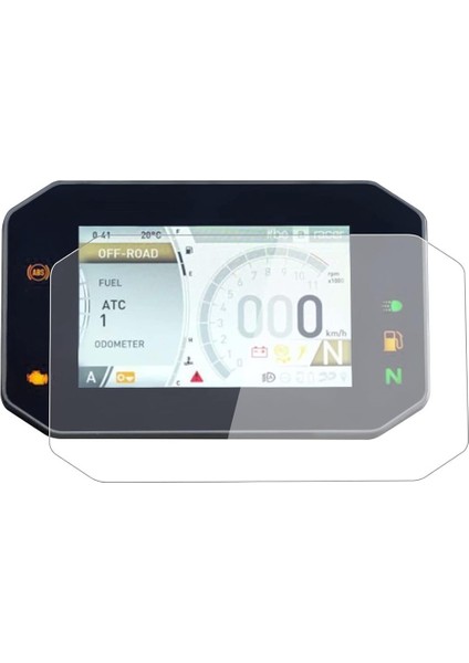 Honda Forza 250 Ekran Koruyucu Nano Film Makyajlı Kasa 5 Inç Dijital Gösterge Uyumlu 2024 2025