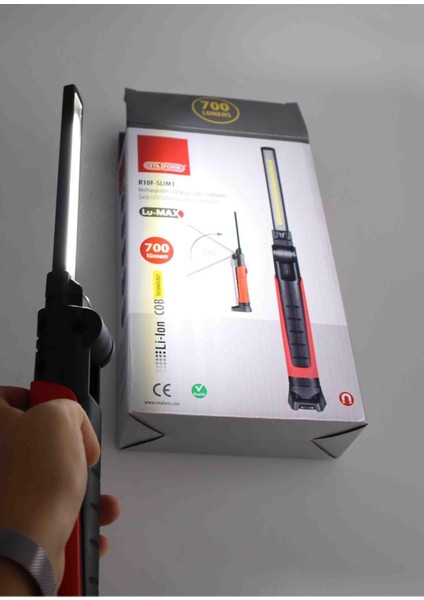 Lumax Şarjlı LED Çalışma Lambası 700 Lümen R10F-SLIM1 indirimleri