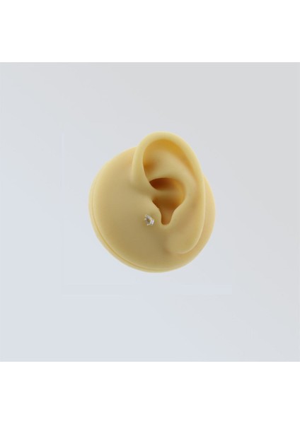 14 Ayar Altın Baget Taşlı Minimal Tragus Piercing fiyatları