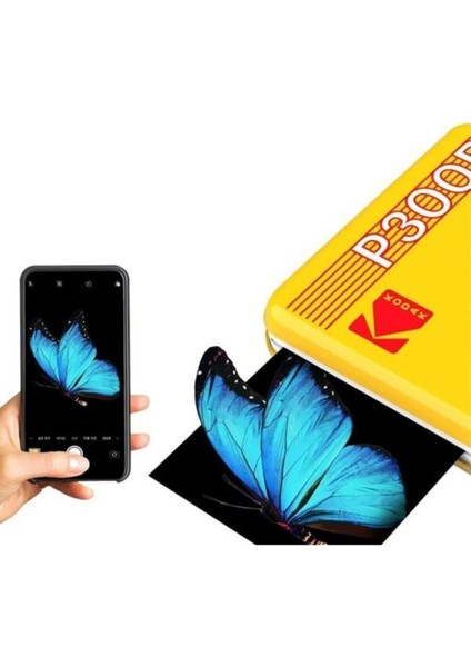Mini 3/P300 Retro Sarı Akıllı Telefon Fotoğraf Yazıcısı fiyatları