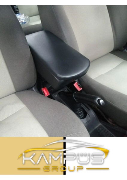 Fiat Linea Deri Kol Dayama Kolçak Siyah Özel Üretim Mdf