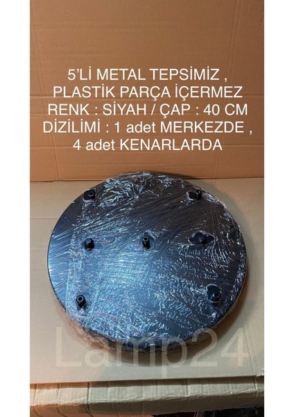 Neo Serisi 5’li Füme Glop Camlı Modern Avize fırsatları