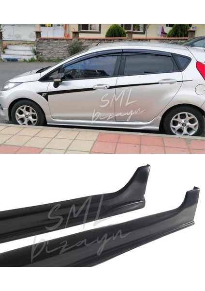 Ford Fiesta Custom Yan Marşpiyel 2008-2017 (Plastik) Boyasız Fiesta Yan-Marşbiyel-Bodykit-Etek-Ek modelleri