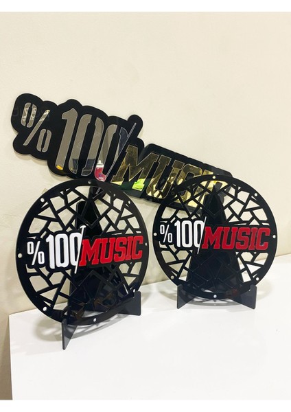 %100 Musıc Yazılı 20CM Midrange Kapağı - 2 Adet fırsatları