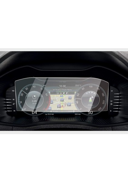 Skoda Fabia Dijital Gösterge Ekran Koruyucu