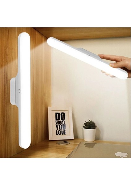 Dokunmatik LED USB Şarjlı Aplik Kablosuz Mıknatıslı Lamba 3 Farklı Işık Rengi fırsatları