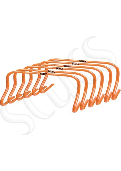Zıplama Engelli Tek Parça 30 cm Turuncu 6'lı Set