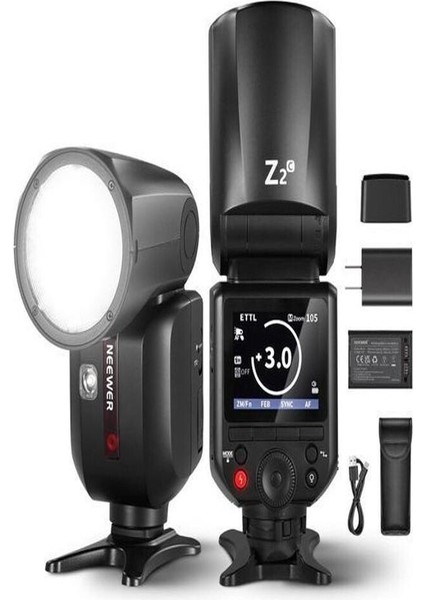 Z2-C Yuvarlak Başlıklı Bataryalı Tepe Flaşı (Canon)