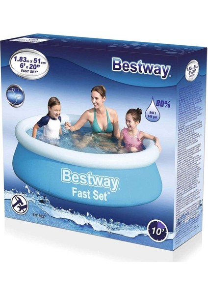 Hızlı Kurulumlu 183X51 cm Havuz, Pratik ve Eğlence Dolu Yaz Keyfi fırsatları