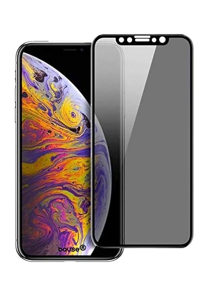 Apple iPhone 12 Pro Max 6. 7' Uyumlu Parlak Seramik Hayalet/ privacy Nano Ekran Koruyucu Kırılmaz Cam (Apple iPhone 12 Pro Max 6. 7')