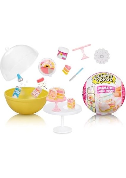 Miniverse Make It Mini Food Diner Serisi 3 Mini Koleksiyon - Kör Ambalaj, Kendin Yap, Reçine Oyun, Replika Yiyecek, Yenilebilir Değil, Koleksiyonerler, 8+