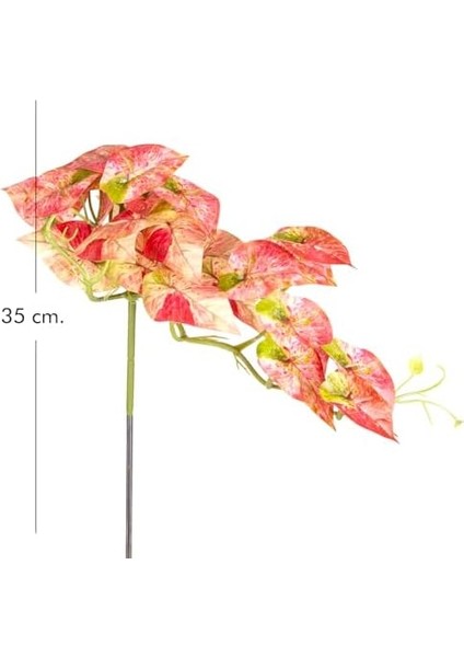 Yapay Bitki Salon Sarmaşığı Kızıl 35 Cm.