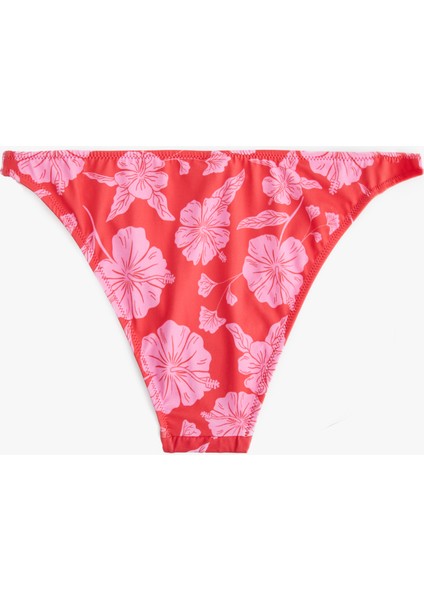Astarlı Dokulu Çiçekli Brazilian Bikini Altı fiyatları