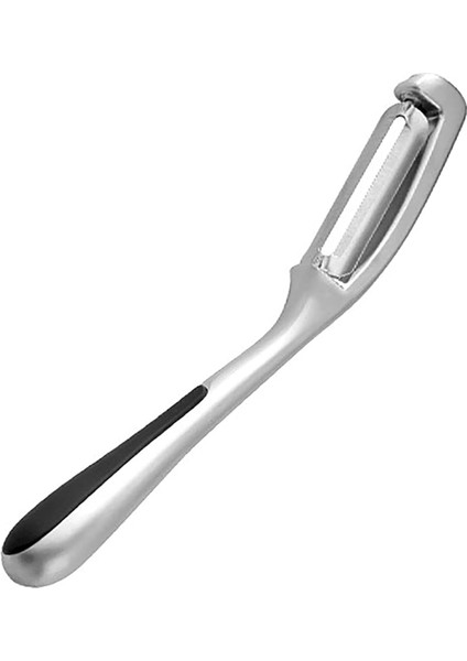 Home Paslanmaz Çelik Soyacak, Sebze Soyucu, Meyve, Havuç, Sebze, Patates Için Ergonomik Kaymaz Saplı ve Keskin Bıçaklı I Şekilli Paslanmaz Çelik Soyucu