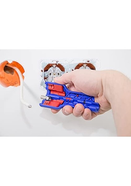 Tools Coax-Sıyırıcı No. 1 F Plus F Vidalı Konnektör Için | Koaksiyel Kablolar, Anten Kabloları Için Soyma Aleti
