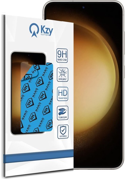 Iletişim Samsung Galaxy S23 ile Uyumlu Nano Ekran Koruyucu Kırılmaz Esnek Cam