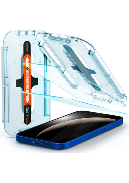 Apple iPhone 12 / Apple iPhone 12 Pro Cam Ekran Koruyucu Kolay Kurulum Glas. tr Ez Fit (2 Adet) - AGL01801
