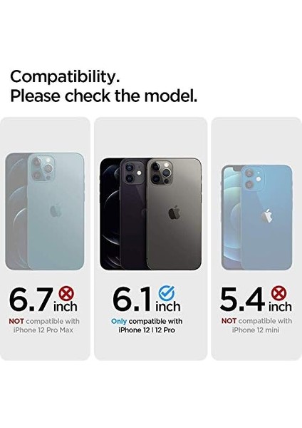 Apple iPhone 12 / Apple iPhone 12 Pro Cam Ekran Koruyucu Kolay Kurulum Glas. tr Ez Fit (2 Adet) - AGL01801