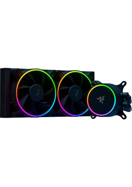 Hanbo Chroma Rgb Hepsi Bir Arada Sıvı Soğutucu Argb Pompa Kapağı: Nihai Aıo Tasarımı - Sessiz, Güçlü Argb Fanlar - Sessiz, Verimli Sıvı Soğutma - Rgb Chroma Argb - 240 Mm, Siyah