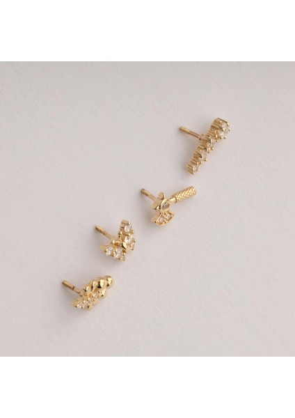 14 Ayar Altın Balta Tragus Piercing