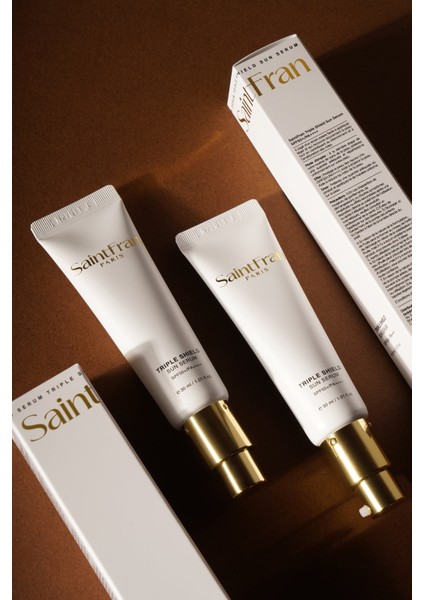 Triple Shield Sun Serum | Güneş Kremi SPF50+ PA++++ | Leke Karşıtı | Anti-Aging | Hafif Yapı & Yoğun Nem | 30ml