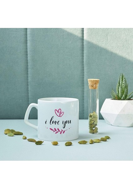 I Love You Baskılı Kahve Bardağı Kupa Bardak Çay Kahve Bardağı