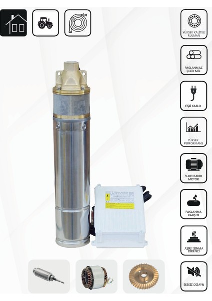 4SKM150 Keson Kuyu Dalgıç 1.1 Kw 1.5 Hp modelleri