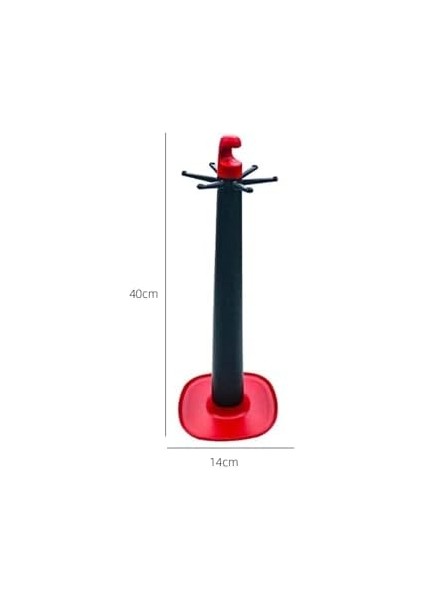Claris Standlı Isıya Dayanıklı Yanmaz Yapışmaz Silikon Spatula Seti 7 Parça Siyah