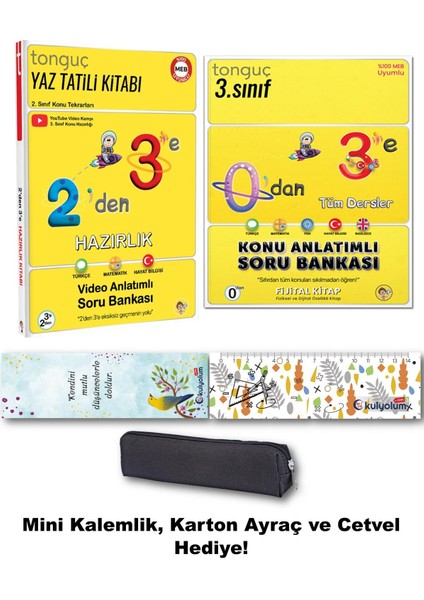 Tonguç Yayınları 2'den 3'e Hazırlık Seti