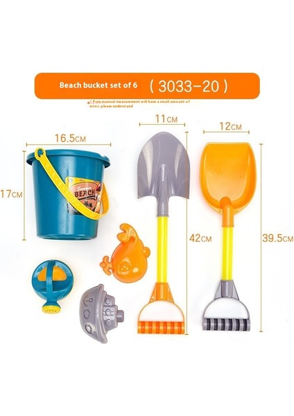 Plaj Kova Kürek Seti Plastik Oyuncaklar Çocuk Su Oyun Kazma Kum Deniz Kenarı Açık Aletler (Yurt Dışından)