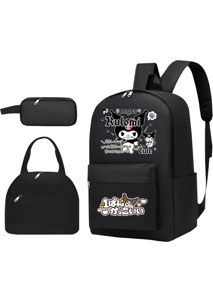 Ilkokul Öğrencileri Okul Çantası 3-6 Sınıflar Üç Set Açık Su Geçirmez Büyük Kapasiteli Omuz Çantası (Yurt Dışından)