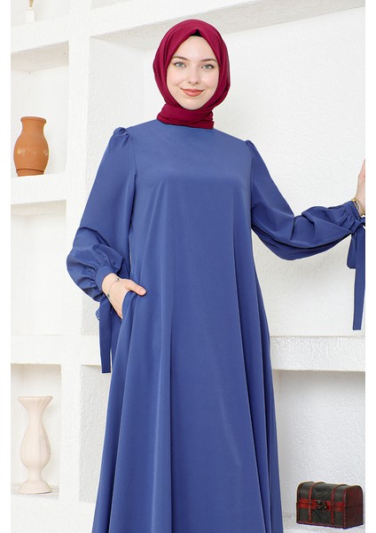 Kadın Moda Giyim Tesettür Elbise Ferace 2696 fırsatları