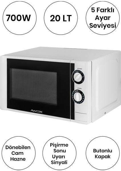 P20 Mikrodalga Fırın Beyaz