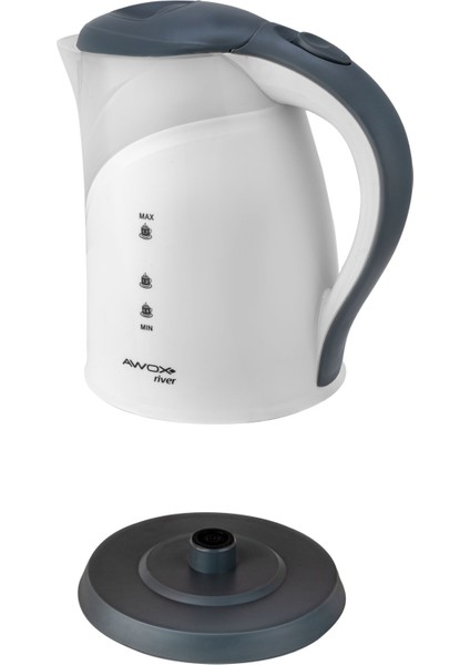 River Su Isıtıcı Kettle Gizli Rezistans 1.7 Lt Beyaz