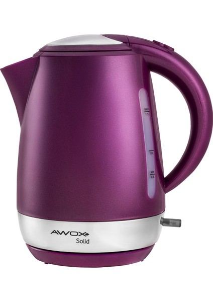 Solid Gizli Rezistans Su Isıtıcı Kettle Mürdüm fırsatları