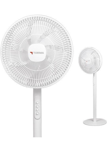 Sf-01 Siyah Ayarlanabilir Ayaklı 14'' Inc 45W 3 Kademeli 7 Pervaneli Vantilatör Fan