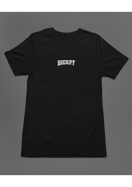 Sheriff Arabalar Cars Şimşek Mcqeen Unisex Tişört T-Shirt fırsatları