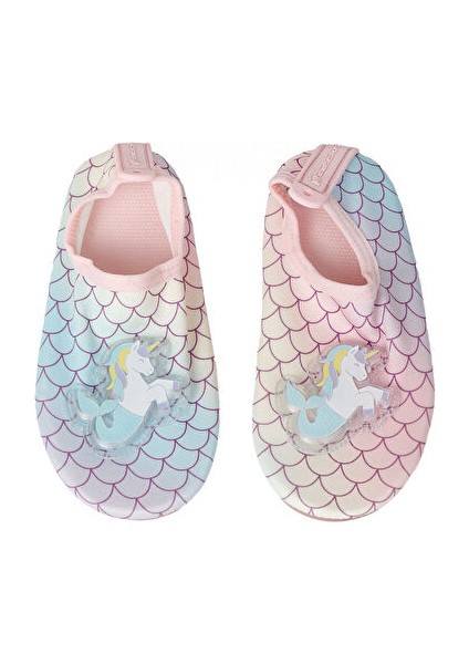 Mermaid Unicorn Kadın Deniz & Havuz Ayakkabısı Mermaıd-Unıcorn Pembe