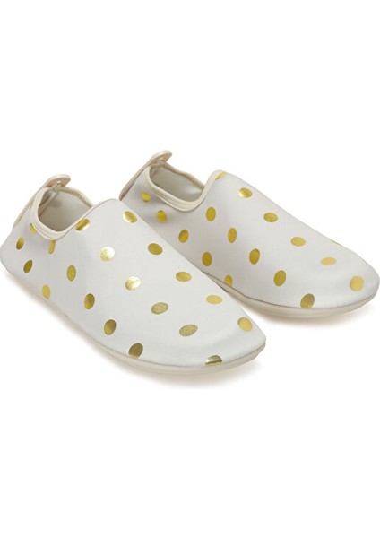 Gold Dot Kadın Deniz & Havuz Ayakkabısı Gold-Dot Bej