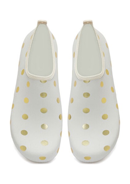 Gold Dot Kadın Deniz & Havuz Ayakkabısı Gold-Dot Bej modelleri