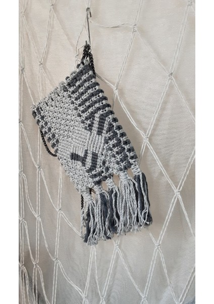 El Örgüsü Çanta / El Yapımı Makrome Saçaklı Çapraz Çanta modelleri