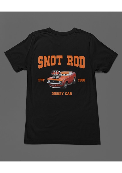 Snot Rod Arabalar Cars Şimşek Mcqeen Unisex Tişört T-Shirt fiyatları
