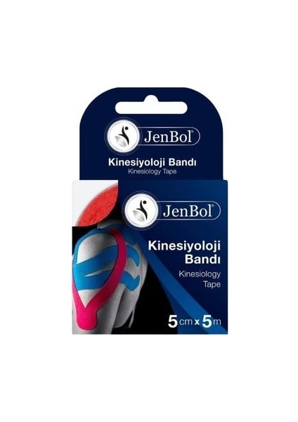 Tape 5 cm x 5 M - Kırmızı