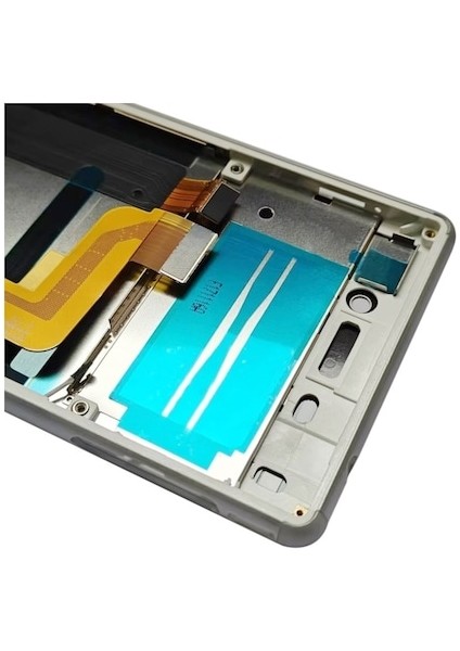 Sony Xperia M4 Aqua Beyaz Uyumlu Çerçeveli LCD Ekran Sayısallaştırıcı Tam Montaj fırsatları