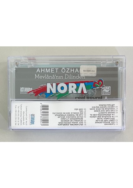 Ahmet Özhan Mevlana'nın Dilinden Kaset (Jelatinli Sıfır Orjnal Dönem Baskı Cd)