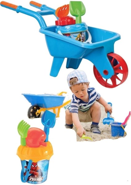 Mavi Kum Seti, Elek, Kürek ve Deniz Oyuncakları Eğlence Paketi