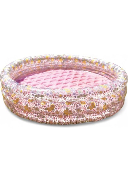 Çiçek Desenli Bebek Havuzu 86X25CM, 3 Boğum, Pembe, Eğlenceli ve Rahat Kullanım modelleri